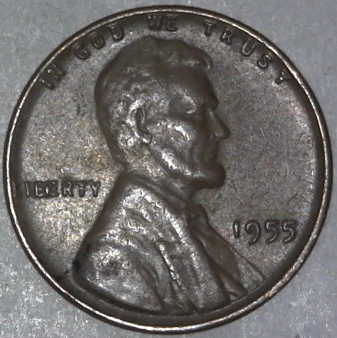 1955-P-Lincoln-Wheat-Cent-With-Nice-